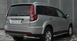15 849 р. Защита заднего бампера (Ø63 мм уголки, нержавейка) SLITKOFF  Great Wall Hover H3 (2014-2016)  рестайлинг  с доставкой в г. Кемерово. Увеличить фотографию 2