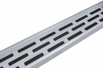 17 399 р. Пороги алюминиевые Slitkoff  Great Wall Hover H3 (2014-2016)  рестайлинг (Premium Silver)  с доставкой в г. Кемерово. Увеличить фотографию 2