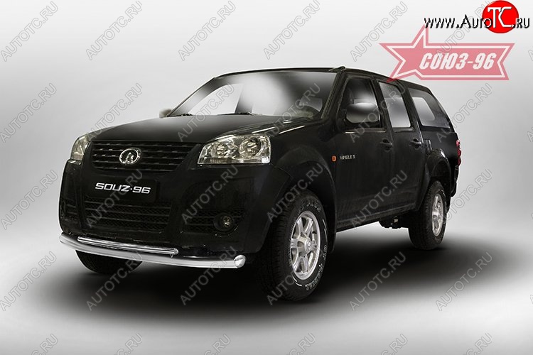 15 614 р. Защита переднего бампера двойная Souz-96 (d76/42) Great Wall Wingle 5 (2011-2017)  с доставкой в г. Кемерово
