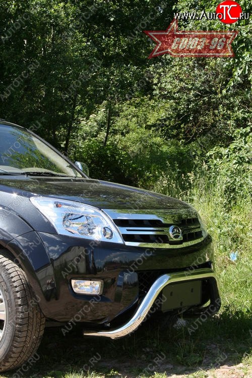 17 324 р. Защита переднего бампера Souz-96 (d76) Great Wall Hover  1-ый рестайлинг (2010-2014)  с доставкой в г. Кемерово
