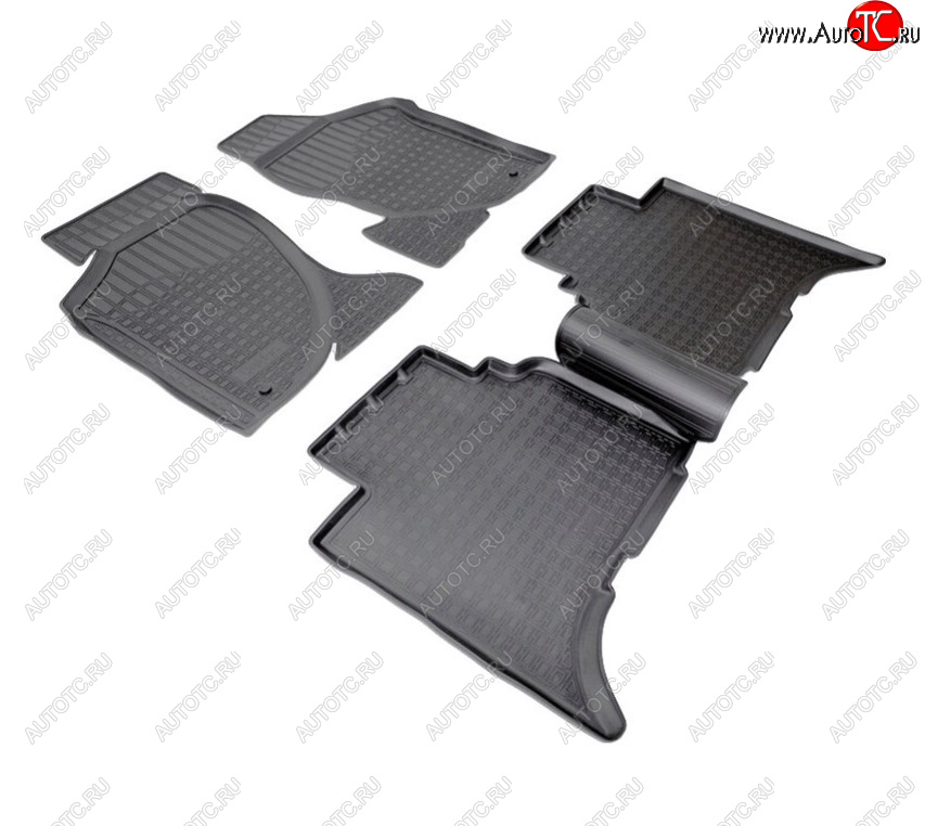 2 399 р. Коврики салонные Norplast Unidec Great Wall Hover H3  дорестайлинг (2010-2014) (Цвет: черный)  с доставкой в г. Кемерово