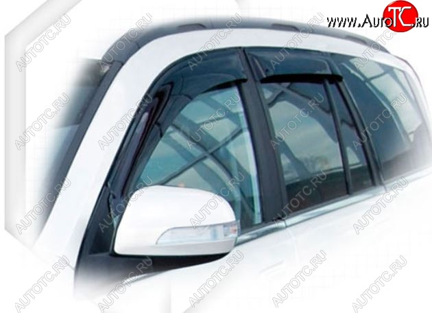 2 079 р. Дефлектора окон CA-Plastiс Great Wall Hover H5 (2010-2017) (Classic полупрозрачный, Без хром.молдинга, Крепление только на скотч)  с доставкой в г. Кемерово