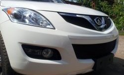 1 469 р. Сетка в решетку радиатора Russtal Great Wall Hover H5 (2010-2017) (черная)  с доставкой в г. Кемерово. Увеличить фотографию 2