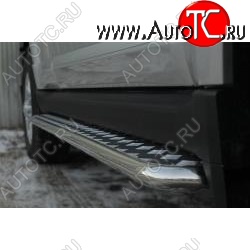 20 999 р. Широкая защита порогов с трубой диаметром 42 мм SLITKOFF v3  Great Wall Hover H5 (2010-2017)  с доставкой в г. Кемерово