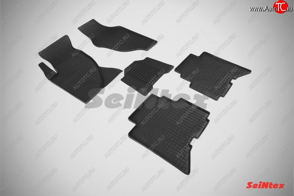 3 299 р. Износостойкие коврики в салон с рисунком Сетка TDA SeiNtex Premium 4 шт. (резина)  Great Wall Hover H5 (2010-2017)  с доставкой в г. Кемерово