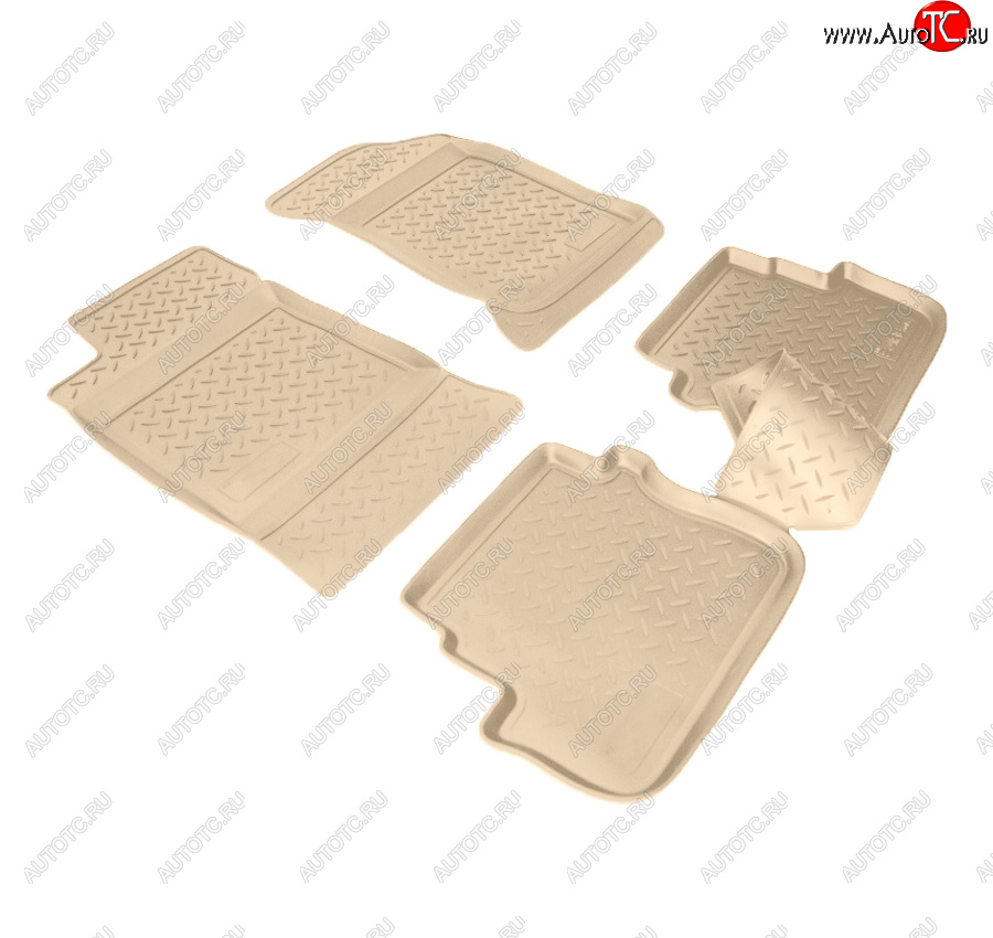 2 759 р. Коврики салона Norplast Unidec  Great Wall Safe (2001-2010) (Цвет: бежевый)  с доставкой в г. Кемерово