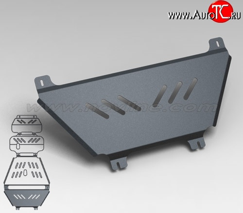 3 599 р. Защита раздаточной коробки Novline (2.4, МКПП, 3 мм)  Great Wall Safe (2001-2010)  с доставкой в г. Кемерово