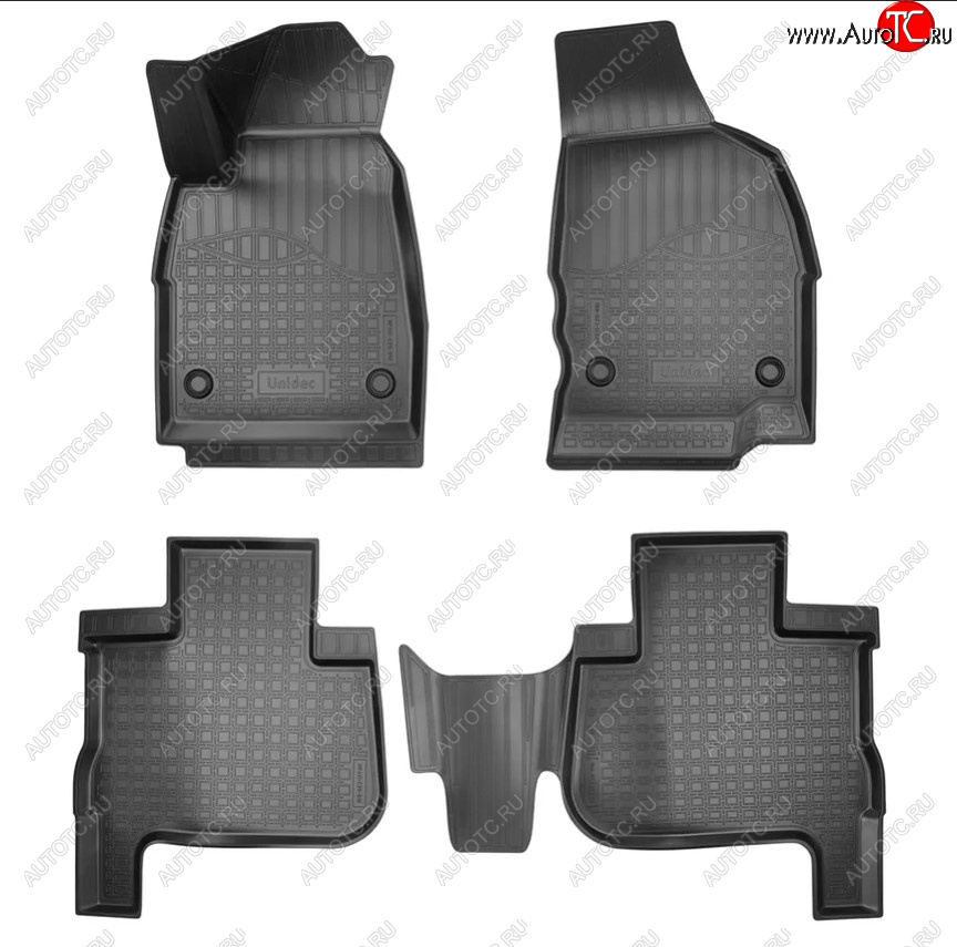2 699 р. Коврики салона Norplast Unidec  Great Wall Wingle 7 (2018-2023) пикап (Цвет: черный)  с доставкой в г. Кемерово