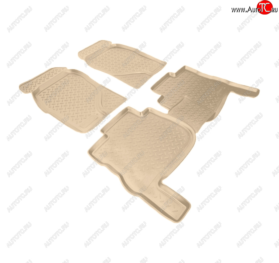 2 899 р. Коврики салона Norplast Unidec  Great Wall Wingle 3 (2005-2011) (Цвет: бежевый)  с доставкой в г. Кемерово
