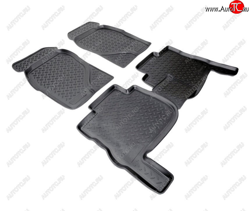 2 879 р. Комплект салонных ковриков Norplast Unidec Great Wall Wingle 3 (2005-2011) (Цвет: черный)  с доставкой в г. Кемерово