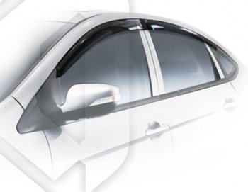 Дефлектора окон CA-Plastiс Haima M3 (2013-2016) (Classic полупрозрачный, Без хром.молдинга)