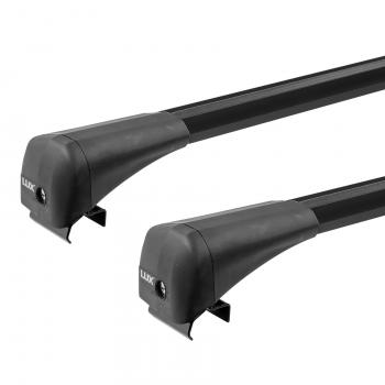 17 089 р. Багажник в сборе на низкие рейлинги LUX BRIDGE  Subaru Forester  SG (2002-2008) дорестайлинг, рестайлинг (черный)  с доставкой в г. Кемерово. Увеличить фотографию 2