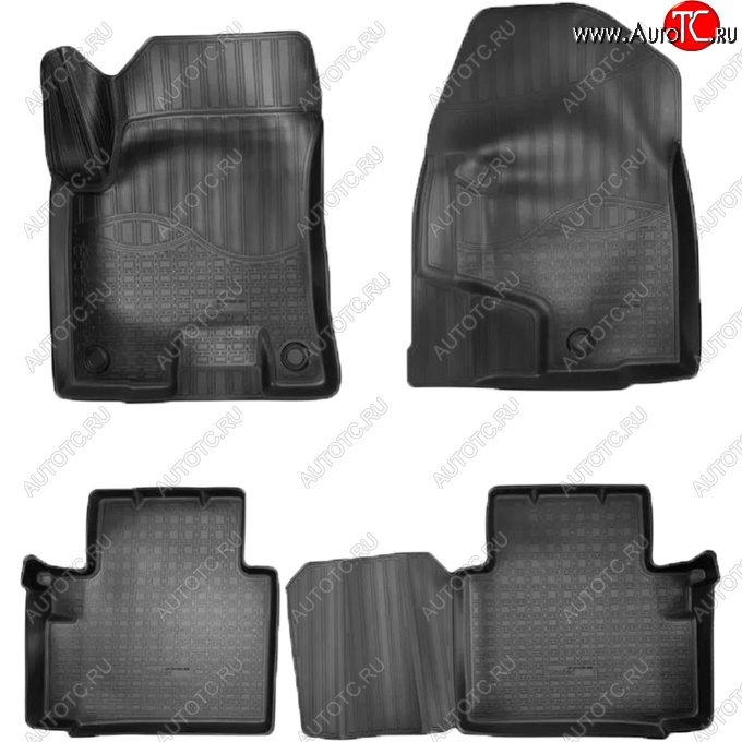2 899 р. Коврики салонные Noplast (3D) Haval H2 (2014-2021) (Черные)  с доставкой в г. Кемерово