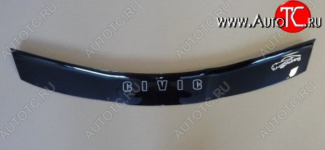 999 р. Дефлектор капота Russtal Honda Civic FD седан дорестайлинг (2005-2008)  с доставкой в г. Кемерово