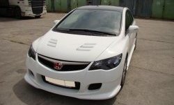 18 999 р. Передний бампер INGS Extreem  Honda Civic  FD (2005-2011) седан дорестайлинг, седан рестайлинг (Неокрашенный)  с доставкой в г. Кемерово. Увеличить фотографию 3