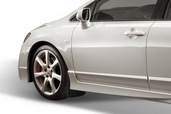 4 799 р. Брызговики передние Frosch Honda Civic FD седан дорестайлинг (2005-2008)  с доставкой в г. Кемерово. Увеличить фотографию 2