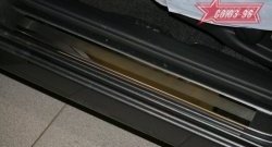 2 249 р. Накладки на внутренние пороги Souz-96  Honda Civic  FD (2005-2011) седан дорестайлинг, седан рестайлинг  с доставкой в г. Кемерово. Увеличить фотографию 2