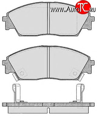 2 899 р. Передние тормозные колодки Tokico RN266M Honda Civic FD седан дорестайлинг (2005-2008) с доставкой в г. Кемерово Увеличить фотографию 1 2 899 р. Передние тормозные колодки Tokico RN266M Honda Civic FD седан дорестайлинг (2005-2008) с доставкой в г. Кемерово