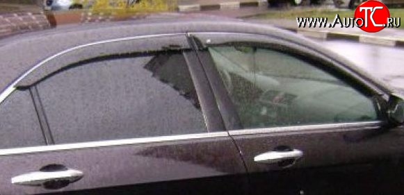 999 р. Комплект дефлекторов окон (ветровиков) 4 шт. (седан) Russtal Honda Accord 7 CL седан дорестайлинг (2002-2005)  с доставкой в г. Кемерово