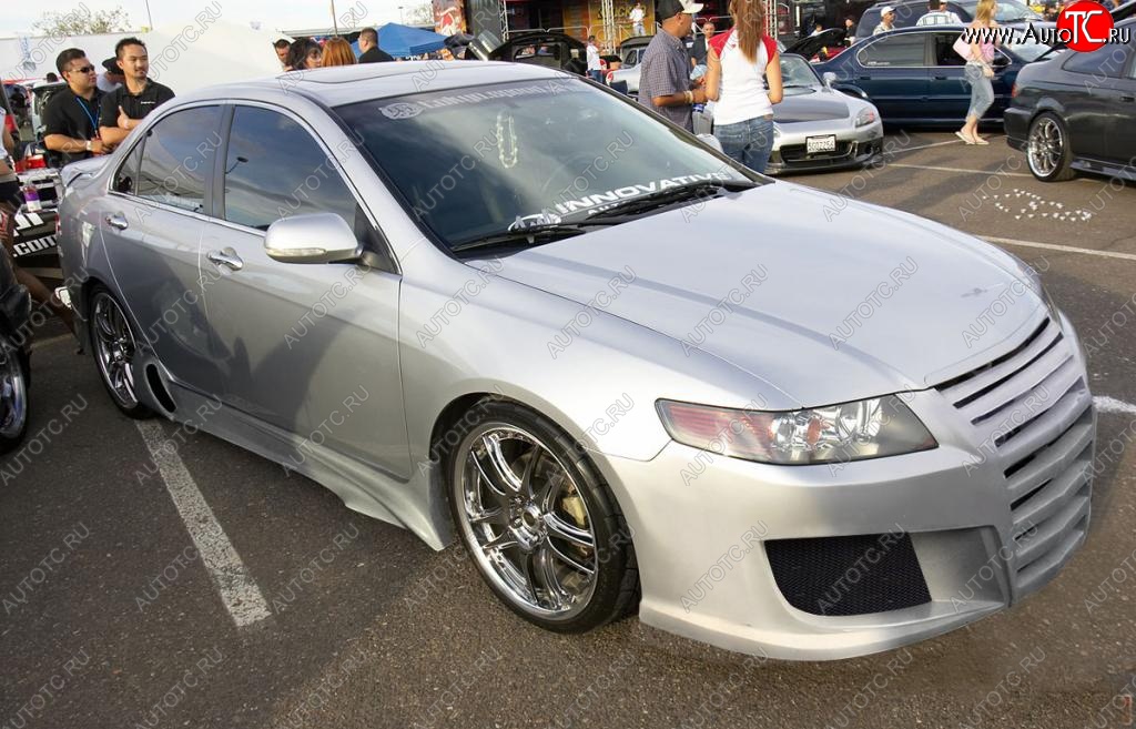 17 999 р. Пороги накладки EVO Honda Accord 7 CL седан дорестайлинг (2002-2005)  с доставкой в г. Кемерово