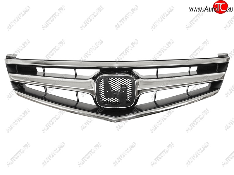 8 199 р. Решетка радиатора SAT (с хром молдингом)  Honda Accord ( 7 CL,  7 CM) (2005-2008) седан рестайлинг, универсал рестайлинг  с доставкой в г. Кемерово
