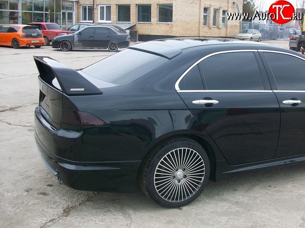 7 799 р. Спойлер Drive  Honda Accord  7 CL (2002-2008) седан дорестайлинг, седан рестайлинг (Неокрашенный)  с доставкой в г. Кемерово