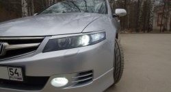 849 р. Реснички Evolution Honda Accord 7 CL седан дорестайлинг (2002-2005) (Неокрашенные)  с доставкой в г. Кемерово. Увеличить фотографию 8