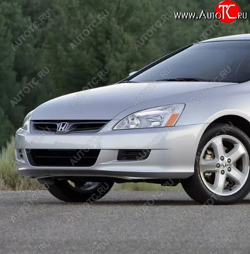 8 899 р. Бампер передний (купе, USA) TYG Honda Accord 7 CL седан дорестайлинг (2002-2005) (Неокрашенный)  с доставкой в г. Кемерово