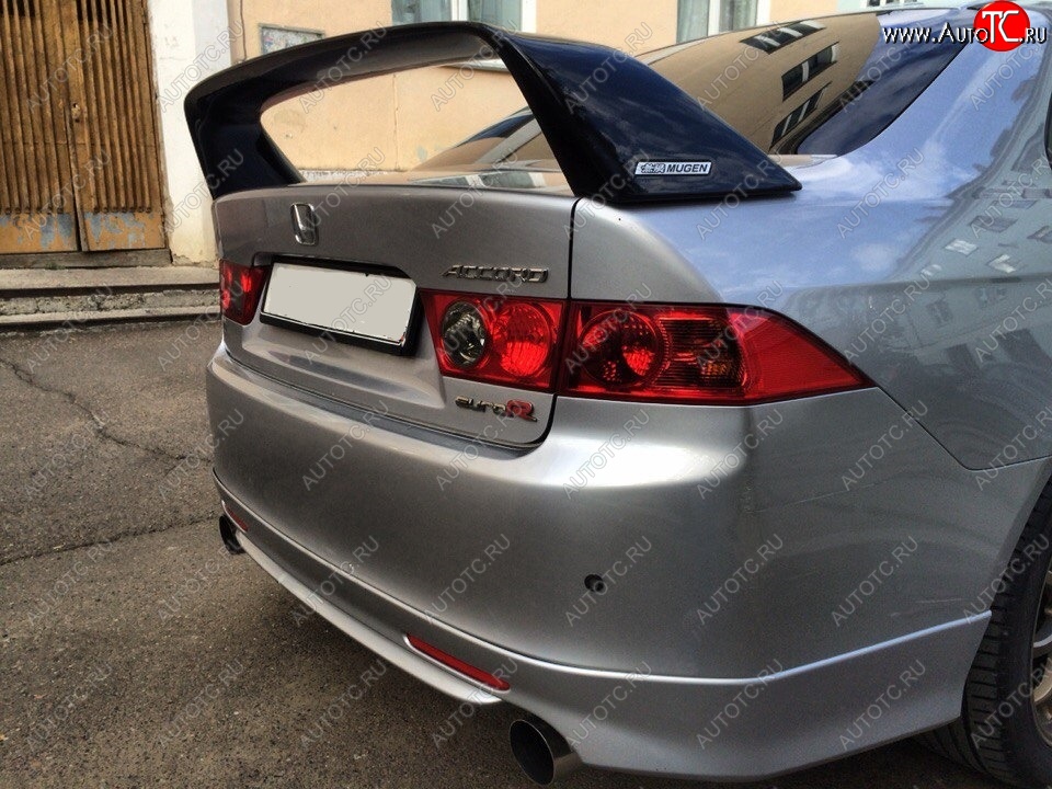 7 799 р. Спойлер MUGEN Style  Honda Accord  7 CL (2002-2005) седан дорестайлинг (Неокрашенный)  с доставкой в г. Кемерово