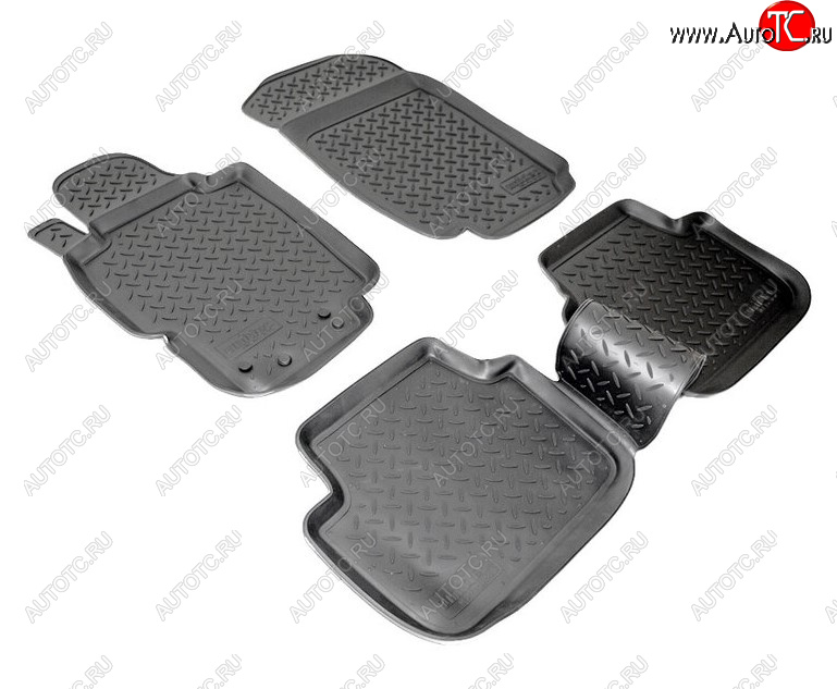 2 259 р. Комплект салонных ковриков Norplast Unidec  Honda Accord ( 7 CL,  7 CM) (2002-2008) седан дорестайлинг, универсал дорестайлинг, седан рестайлинг, универсал рестайлинг (Цвет: черный)  с доставкой в г. Кемерово