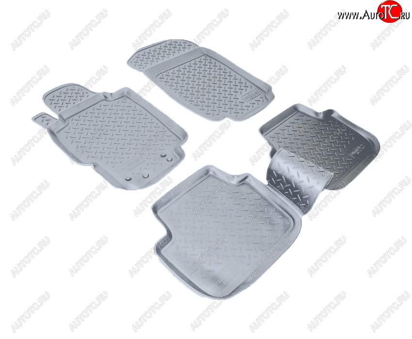 2 899 р. Коврики салона Norplast Unidec  Honda Accord ( 7 CL,  7 CM) (2002-2008) седан дорестайлинг, универсал дорестайлинг, седан рестайлинг, универсал рестайлинг (Цвет: серый)  с доставкой в г. Кемерово
