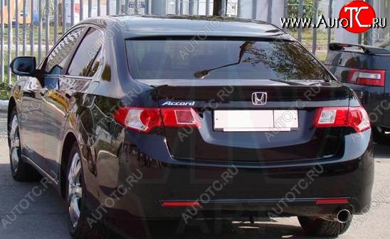 4 199 р. Козырёк на заднее стекло Tuning-Sport Honda Accord 8 CU седан дорестайлинг (2008-2011) (Неокрашенный)  с доставкой в г. Кемерово