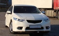 5 349 р. Решётка радиатора Sport 3  Honda Accord ( 8 CU,  8 CW) (2011-2013) седан рестайлинг, универсал рестайлинг (Неокрашенная)  с доставкой в г. Кемерово. Увеличить фотографию 2