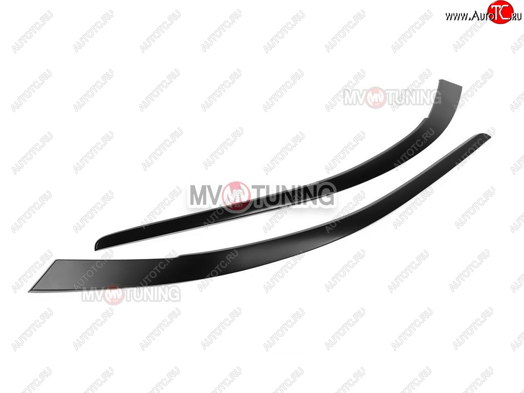 1 299 р. Реснички на фары Mv-tuning  Honda Accord  8 CU (2008-2011) седан дорестайлинг (Неокрашенные)  с доставкой в г. Кемерово