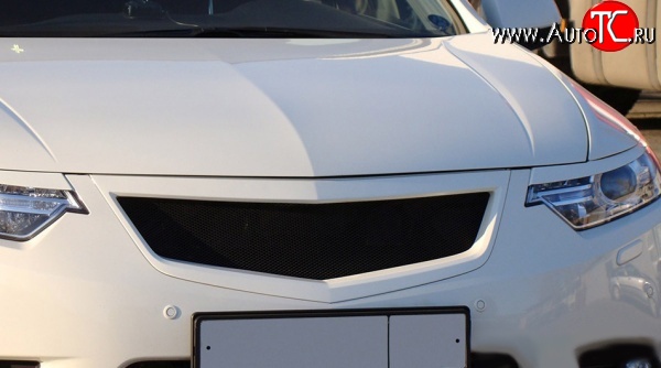 1 299 р. Реснички Sport на фары рестайлинг  Honda Accord  8 CU (2008-2011) седан дорестайлинг (Неокрашенные)  с доставкой в г. Кемерово