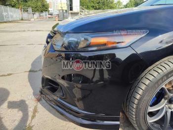 27 499 р. Бампер передний Modulo Style Honda Accord 8 CU седан дорестайлинг (2008-2011) (Неокрашенный, Без вырезов под парктронники, Без вырезов под омыватели)  с доставкой в г. Кемерово. Увеличить фотографию 4