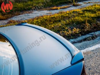 4 199 р. Лип спойлер на крышку багажника MV-Tuning Honda Accord 8 CU седан дорестайлинг (2008-2011) (Неокрашенный)  с доставкой в г. Кемерово. Увеличить фотографию 4