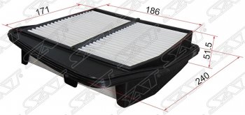 Фильтр воздушный двигателя SAT Honda Accord ( 8 CU,  8 CW) (2008-2013) седан дорестайлинг, универсал дорестайлинг, седан рестайлинг, универсал рестайлинг