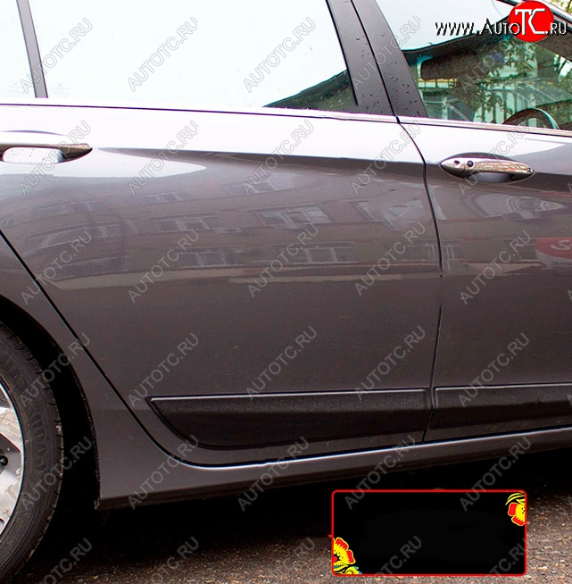 809 р. Молдинг двери RA (Задний правый)  Honda Accord  9 CR (2013-2016) седан дорестайлинг (Поверхность шагрень)  с доставкой в г. Кемерово