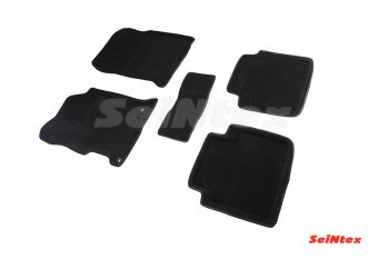 Комплект ковриков в салон Seintex (ворсовые) Honda Accord 9 CR седан дорестайлинг (2013-2016) (Серый)