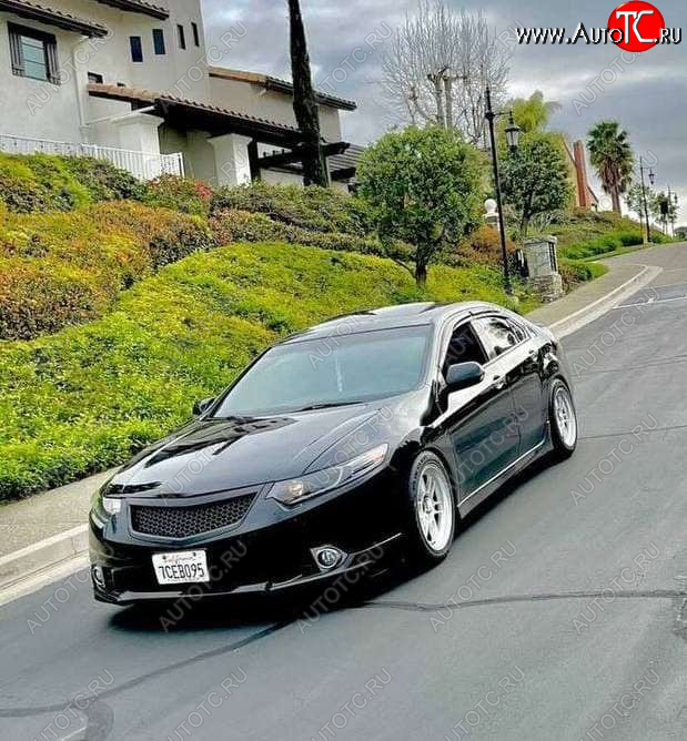 4 499 р. Решётка радиатора Sport  Honda Accord ( 8 CU,  8 CW) (2011-2013) седан рестайлинг, универсал рестайлинг (Без сетки, Неокрашенная)  с доставкой в г. Кемерово
