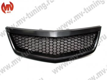 5 349 р. Решётка радиатора Sport  Honda Accord ( 8 CU,  8 CW) (2011-2013) седан рестайлинг, универсал рестайлинг (С сеткой, Неокрашенная)  с доставкой в г. Кемерово. Увеличить фотографию 3