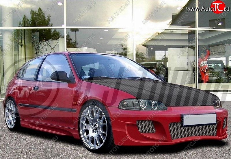 25 899 р. Передний бампер EVO Honda Civic EG седан (1992-1995)  с доставкой в г. Кемерово