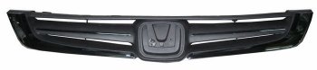Решётка радиатора SAT Honda Civic EJ,EK,EM седан дорестайлинг (1995-1998) (Черная с хромом)