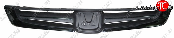 4 849 р. Решётка радиатора SAT Honda Civic EJ,EK,EM седан дорестайлинг (1995-1998) (Черная с хромом)  с доставкой в г. Кемерово