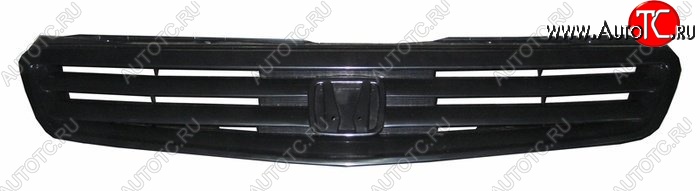2 069 р. Решётка радиатора SAT  Honda Civic  EJ,EK,EM (1998-2000) седан рестайлинг, хэтчбэк 3 дв. рестайлинг (Черная)  с доставкой в г. Кемерово