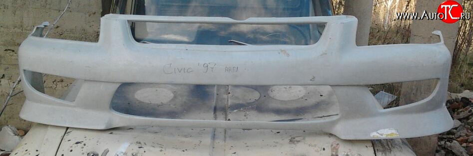 7 049 р. Передний бампер (для английского рынка) Style Honda Civic ES седан дорестайлинг (2000-2003)  с доставкой в г. Кемерово
