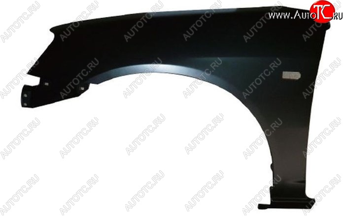 2 199 р. Переднее левое крыло SAT (с отверстием под повторитель, Тайвань) Honda Civic ES седан дорестайлинг (2000-2003) (Неокрашенное)  с доставкой в г. Кемерово
