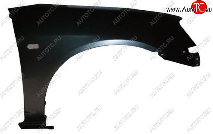 2 169 р. Переднее правое крыло SAT (с отверстием под повторитель, Тайвань) Honda Civic ES седан дорестайлинг (2000-2003) (Неокрашенное)  с доставкой в г. Кемерово