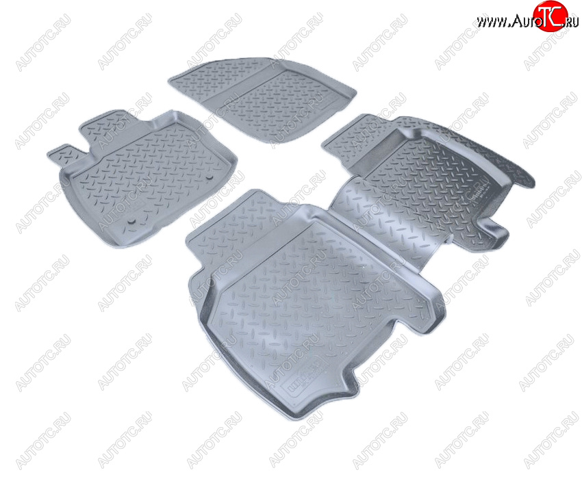 2 999 р. Коврики салона Norplast Unidec  Honda Civic ( EP,  EU,  FK,FN) (2000-2011) хэтчбэк 3 дв. дорестайлинг, хэтчбэк 5 дв. дорестайлинг,  хэтчбэк 5 дв. рестайлинг, хэтчбэк 3 дв. рестайлинг, хэтчбэк 5 дв. рестайлинг (Цвет: серый)  с доставкой в г. Кемерово